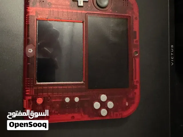 Crystal red transparent 2ds and 3ds games