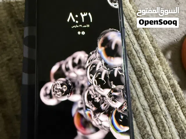 سامسونج جالاكسي S20 ألترا رمادي مع كرتونة وذاكرة 128 جيجابايت مستعمل بحالة جيدة