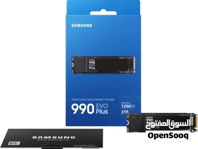 Samsung 990 EVO Plus SSD 2TB, PCIe Gen 4x4 Speeds Up-to 7,250 MB/s