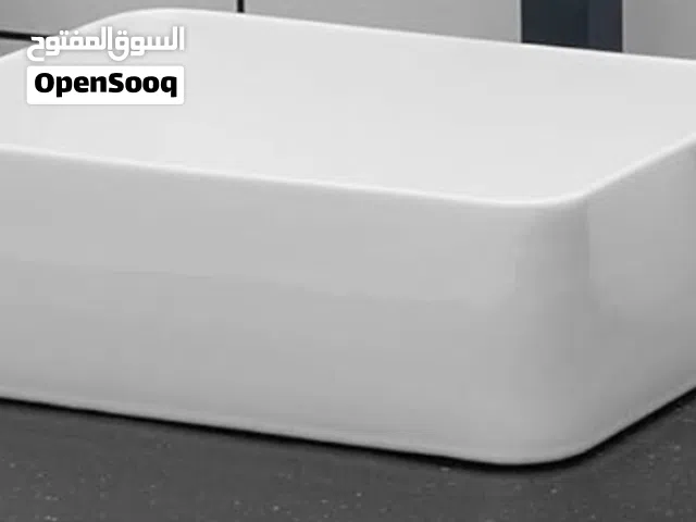 حوض مغسلة سيراميك مستطيل مودرن