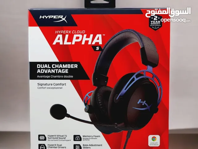 Headset HYPER X Cloud Alpha S/ سماعات محيطية سلكية للالعابOpen Box