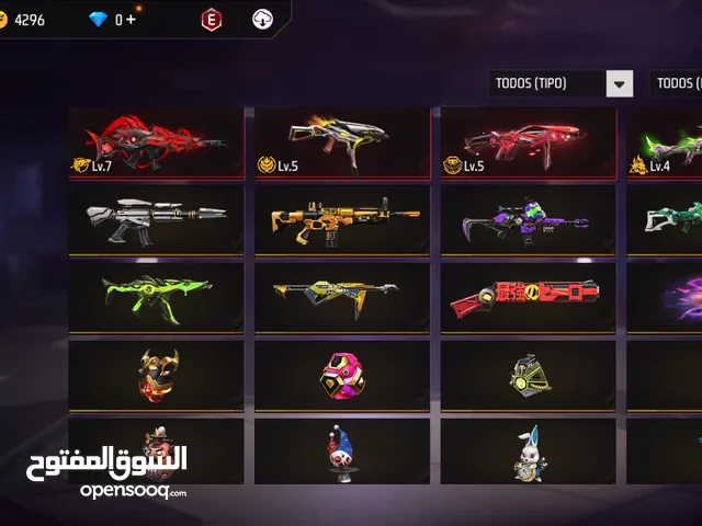 Free Fire Accounts and Characters for Sale in Muscat