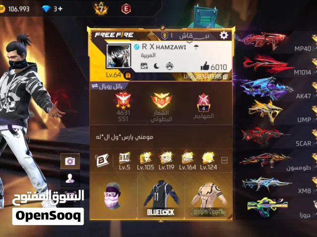 حساب حلو وقوي محروق حرق