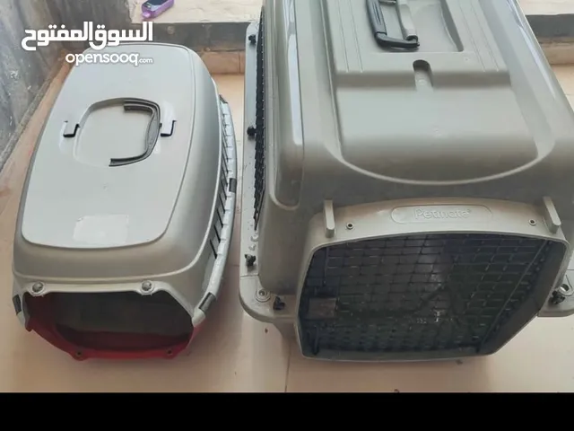 two petmate cage for big for two cats small one for one cat or fog