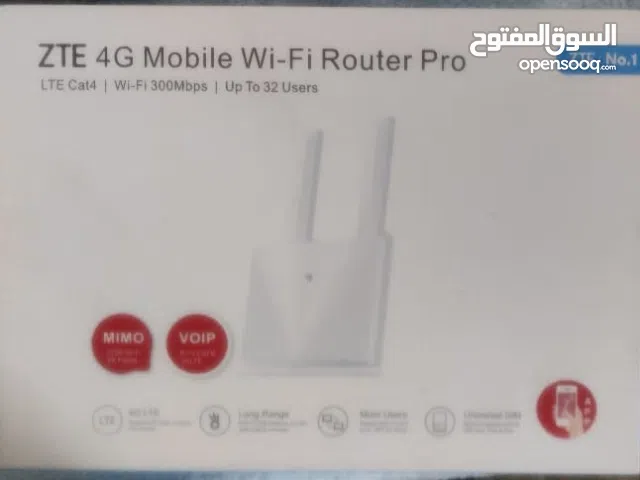 ZTE 4G mobile Wi-Fi Router Pro راوتر 4G زي تي إي برو واي فاي كات 4 K10 - أبيض