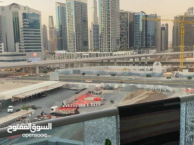 ستديو في دبي البزنس باي مطل على برج خليفه Studio in Dubai Business Bay overlooking Burj Khalifa