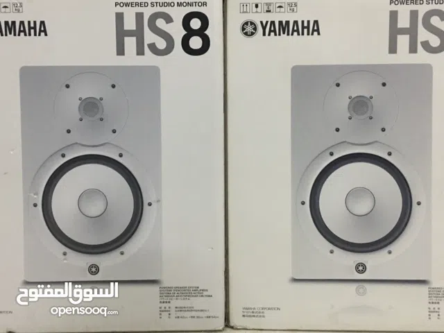 سماعات ياماها 8HS انش للأستوديو  جديدات غير مستخدمات مع كراتينهم