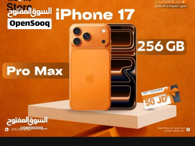 Iphone 17 pro max 256 / used   ايفون 17 برو ماكس 256 مستعمل بحالت الوكاله   كفاله استبدال