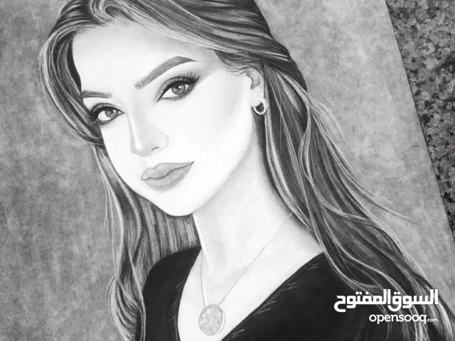 رسم لوحات بالفحم بجوه عاليه - هدايا - رسومات - لوحات - فن - براويز - صور - رسمه - فنون  - زيتي - فحم