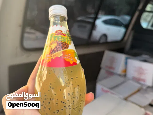 مشروبات Sun Fresh الطبيعية ببذور الريحان - بسعر الجملة