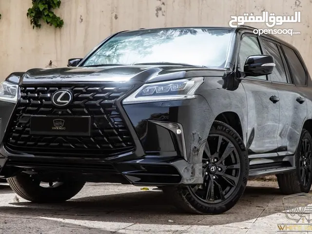 Lexus LX 570s 2016 sport plus   بلاك اديشن فل كامل فحص كامل من داخل قرميدي