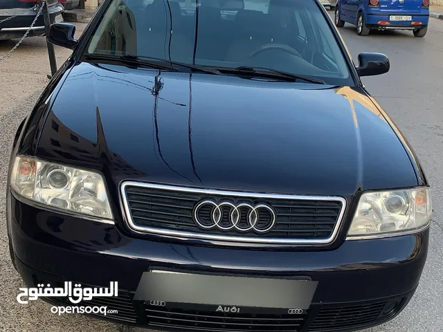 Audi A6 2001 مستعمله بحالة جيدة من يدّ بنت ،،، لونها كحلي غامق ،،، بسعر مغري جداً،،