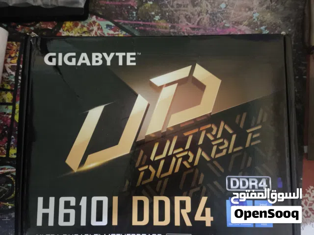 مذربورد كيكابايت h610i جديد