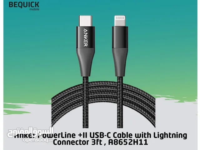 anker power line +ll usb-c with lightning connector 3ft a8652h11 /// افضل سعر بالمملكة