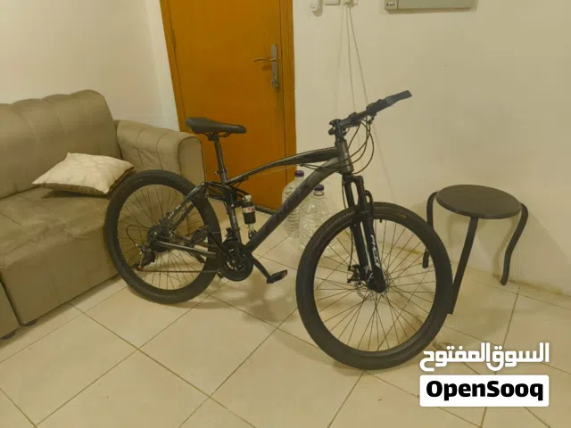 Dark Gray 27 inch full suspension bicycle for 500 SAR. (Price NEGOTIABLE) Only 5 months old...