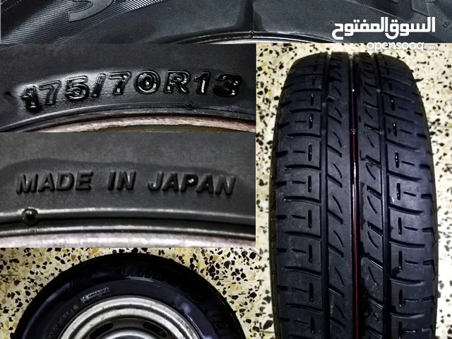 تاير وويل كرونا 80 قياس175/70R13 (بريدجستون-سنيكير) ياباني مستعمل