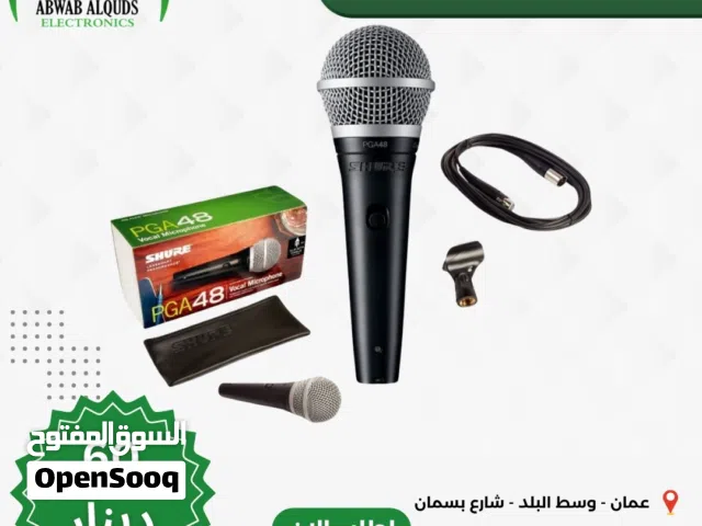 ميكرفون اصلي شوور Shure PG ALTA PGA48 Cardioid Dynamic Vocal Microphone