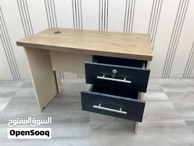 مكتب 100*50 تفصيل خشب ميلامين MDF درجين معلقات اجود انواع الخشب تحريف ماكينه حرف PVC بسعر المصنع