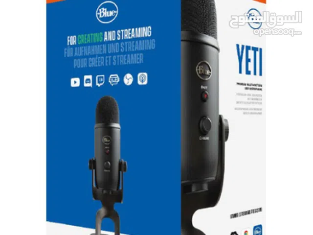 Blue Microphones - Blue Yeti Professional Multi-Pattern USB Condenser Microphone - Blackout