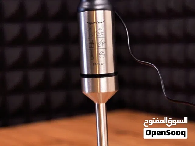 مهراسة يدوية من سوبر كريست خلاط لخلط وتحضير الشوربات الساخنة والباردة مباشرة في القدر تحضير العصائر