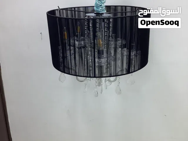 ثريا كلاسيكي ، نجفه كلاسيكي لون أسود مع كريستال  Classic chandelier