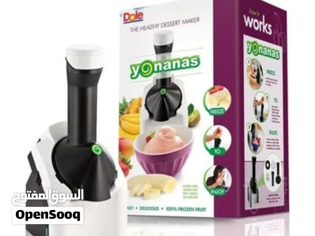 جهاز Yonanas، وهو مخصص لصنع الحلويات والآيس كريم من الفواكه المجمدة بنسبة 100%