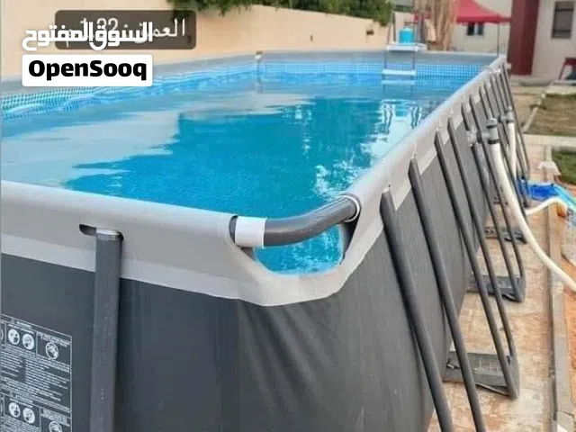 حوض سباحه جديد ماركة بيست واي اصلي السعر 9000 دينار يمشي اطفال و كبار