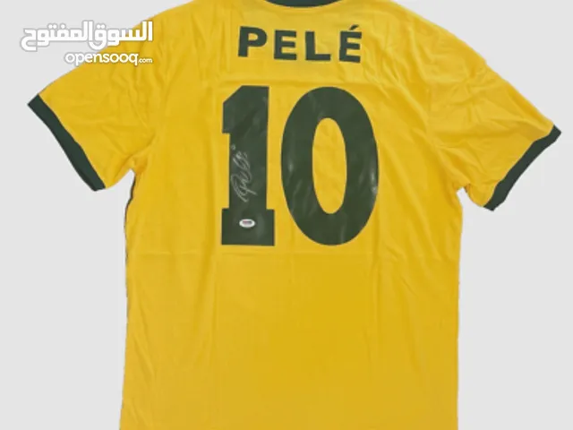 قميص المنتخب البرازيلي الأصلي موقع من الأسطورة Pelé