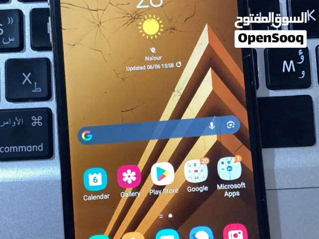 Samsung A6 - بشغل خطين + بنزل تطبيقات