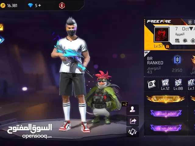 Free Fire Accounts and Characters for Sale in Zarqa
