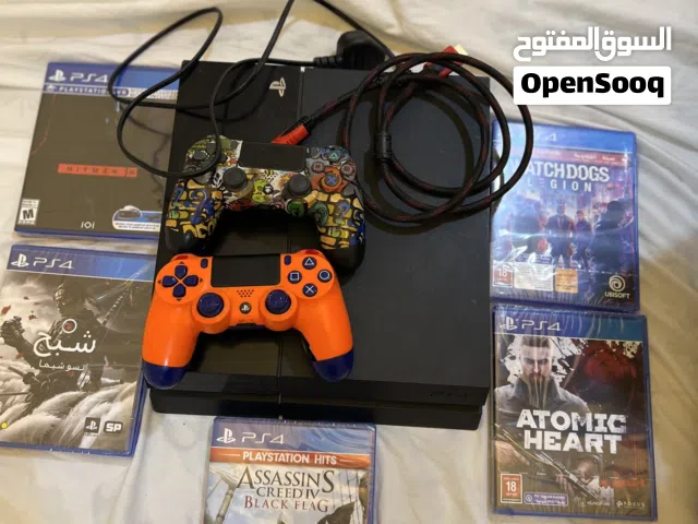 سوني4  مع جميع اغراضه