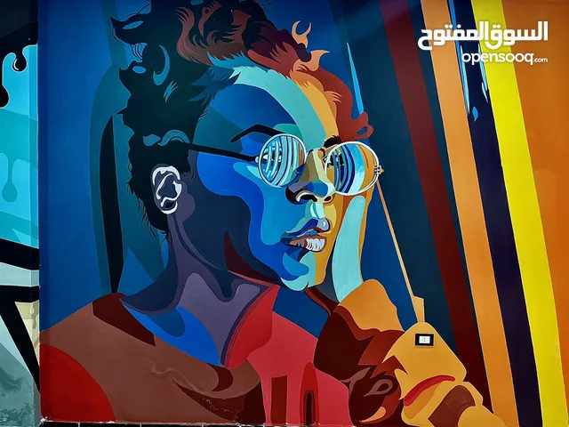 رسم جرافيتي graffiti art walls في دبي