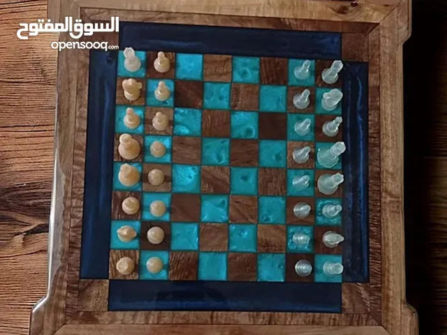 بيع أنواع شطرنج فاخرة يدويّة الصنع – العدد 8 مجموعات بتصاميم خشبيّة، رخاميّة وشرقيّة مميّزة **Chess*