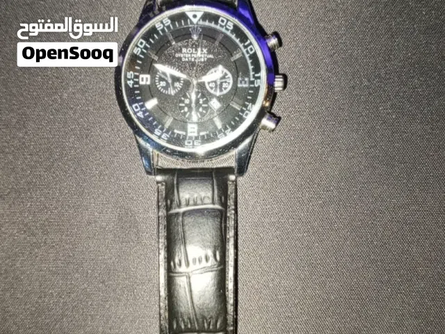 ساعة يد رجالية مميزة بتصميم رولكس - بحالة ممتازة