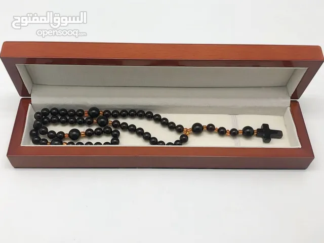 Amber Praying Beads With Pendant Cross