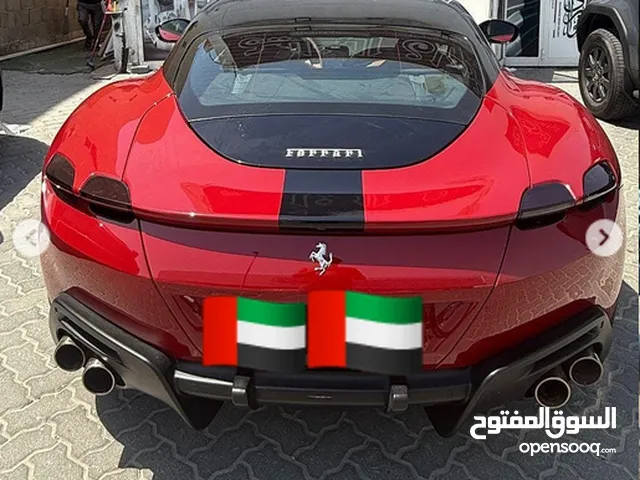 DHS 715000/= FERRARI ROMA F169 Rosso Mugello 2024 GCC ( خليجي ) مطلوب 715000 قابل