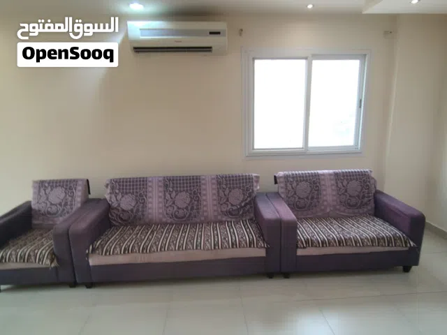 3Pcs Purple Color Sofa for Sale With 6 pcs of Cover including the head Rest cover in Darsait.