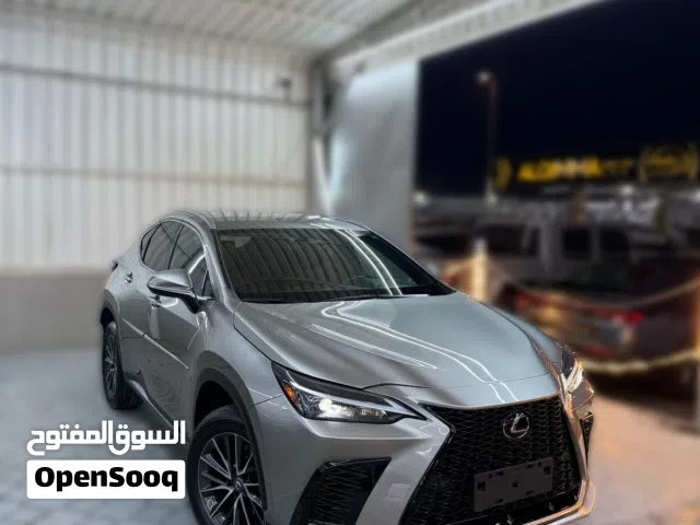 لكزز NX 250 2023 لون تيتانيوم سيارة حادثها سطحي بدون ايرباك بنيد صبغ فقط الباقي مكفول  داخل احمر فول