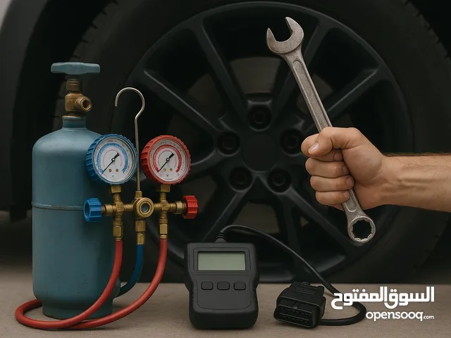 تعبئة غاز مكيف + فحص كمبيوتر و فحص عام