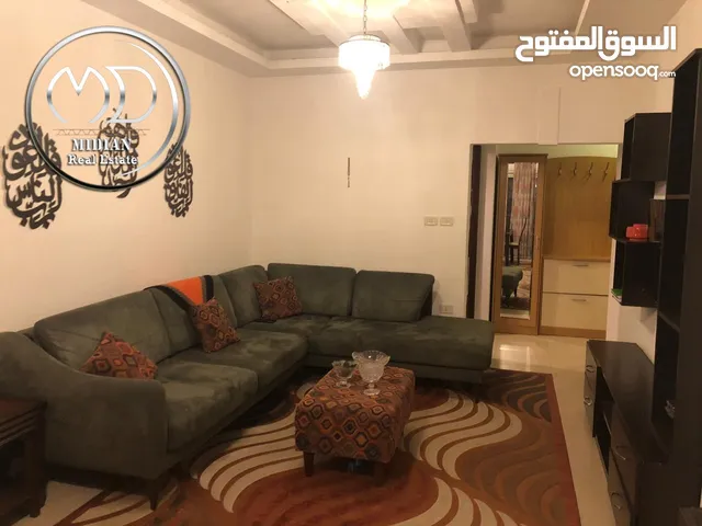 شقة مفروشة للايجار تلاع العلي قرب البشيتي مساحة 100م طابق ثالث بسعر مميز