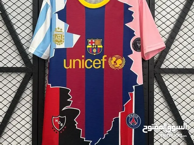 تيشيرتات واطقم رياضية ميسي ورونالدو مبابي ريال مدريد لامين يامال برشلونة المنتخب الاردني
