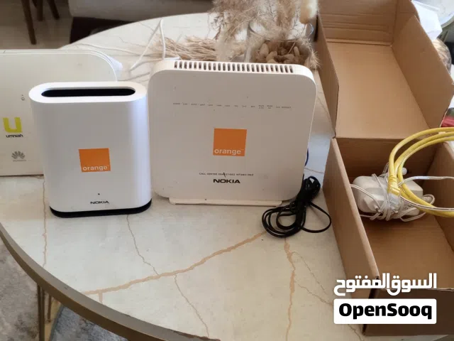 راوتر 4G + راوتر فايبر + مقوي اشارة