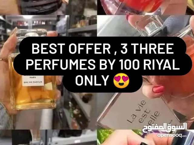 Best offer in Qatar 3 perfumes by 100 riyal