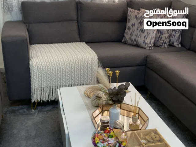 كنب للبيع استعمال بسط لون رمادي