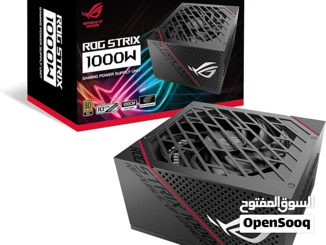 (Power Supply) من نوع ASUS ROG STRIX شبه جديد وكاله 1000W GOLD.