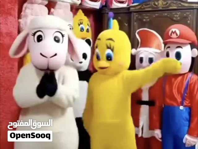 مجسمات دمى للحفلات واعياد الميلاد وافتتتاح المحلات ب45 دينار