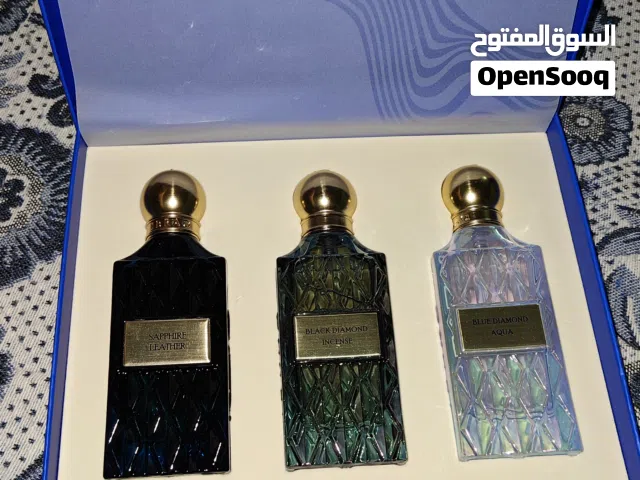 IBRAQ Diamond  Collection 3  Spsnish Leather  Black diamond Insane and Blue diamond aqua 75ml