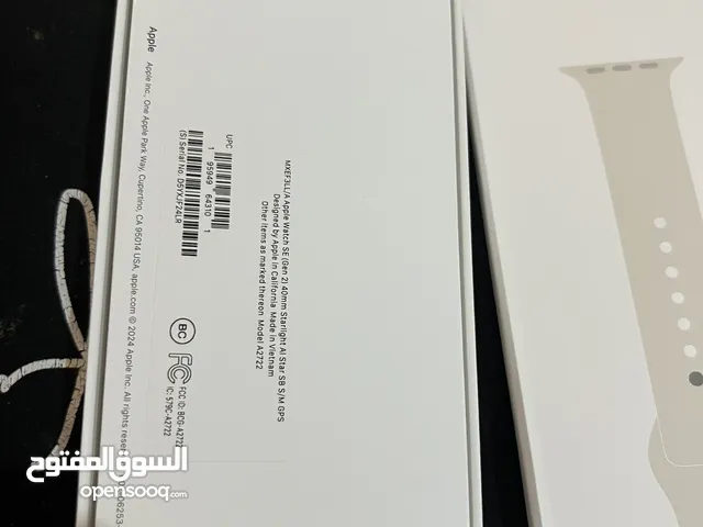 Apple Watch se (2nd) gbs /cellular 40 mm new sealed ساعة ابل