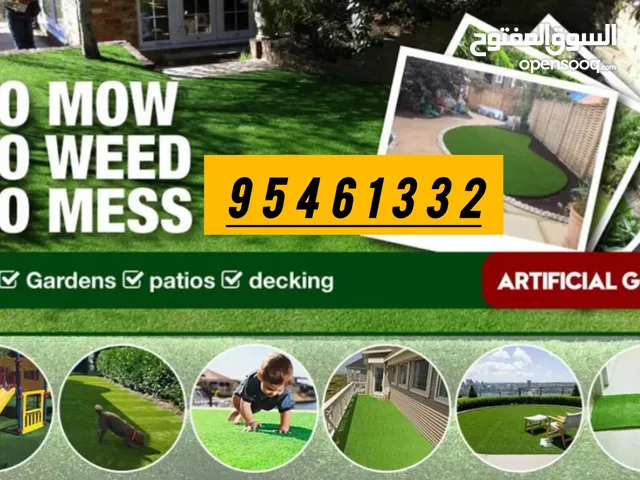 Muscat Artificial Grass Astroturf and Garden Stones Pebbles Supplier Gardening Landscape Service