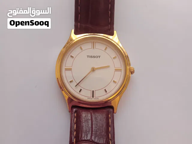 ساعة تيسوت مطلي ذهب